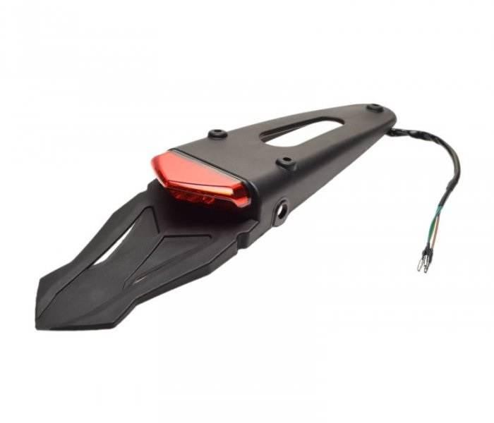 Lampa tył led z błotnikiem czerwony klosz cn