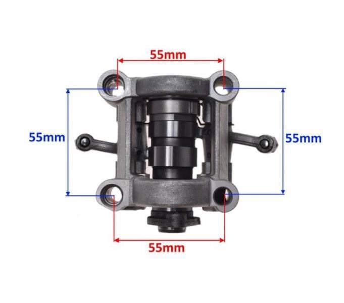 Wałek rozrządu z podstawą 125 gy6 4t 152qmi-e4 - zdjęcie 2