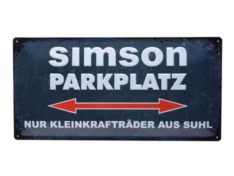 Tablica simson parkplatz | AA24166