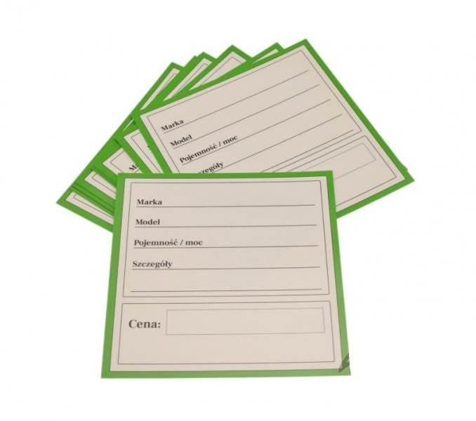 Etykieta do uchwytu 15x15 cm 10 szt. | AA24821