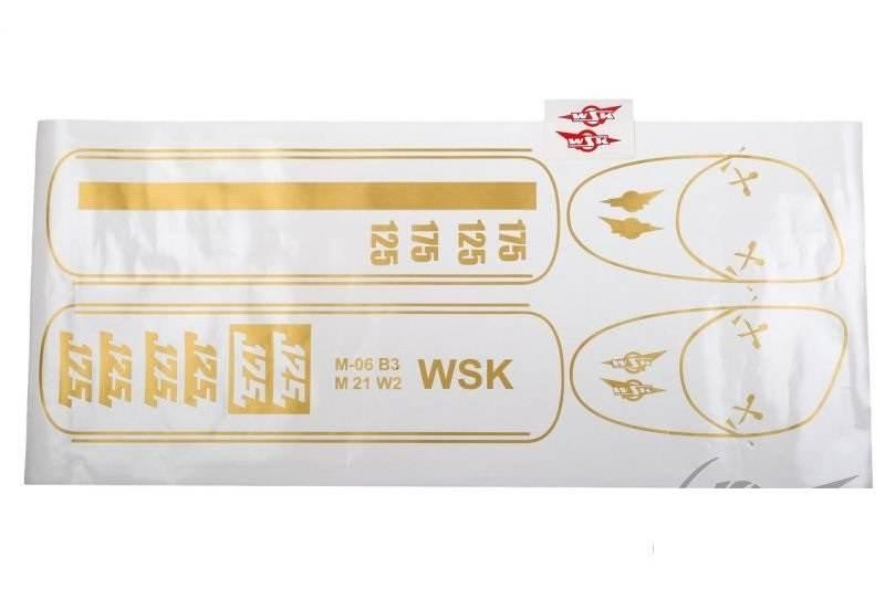 Szparunki naklejki wsk 125 m06 b3 garbuska wsk 175