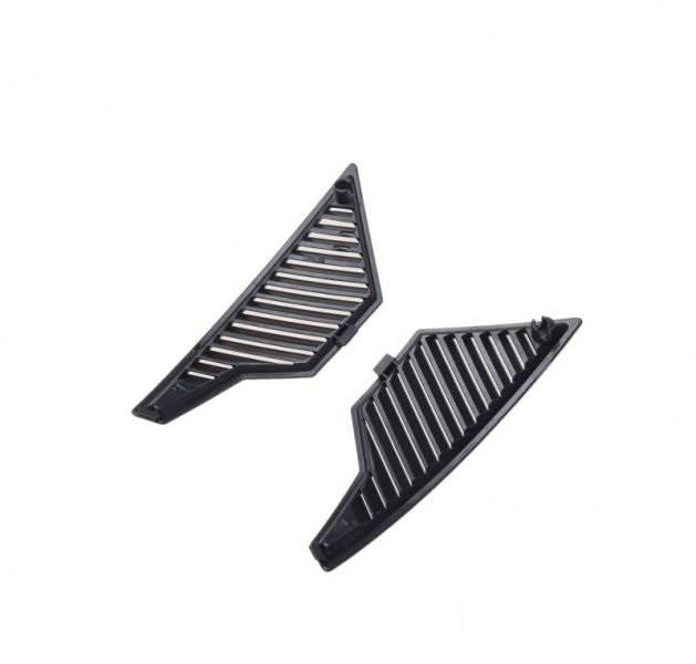 Wlot powietrza boczny zestaw of606 czarny mat - zdjęcie 2