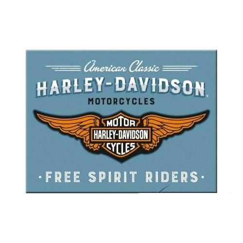 Magnes harley-davidson logo blue 14375 | NAR14375