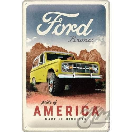 Tablica plakat 20x30 ford bronco america 22367