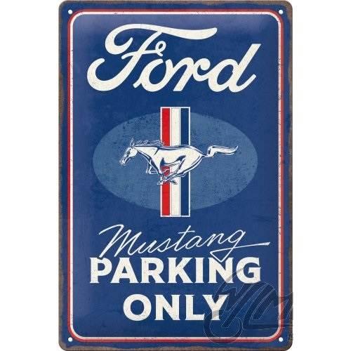 Tablica plakat 20x30 ford mustang parking 22398