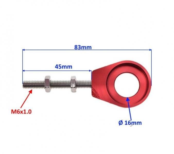 Napinacz łańcucha 15mm do honda crf50 pitbike - zdjęcie 2