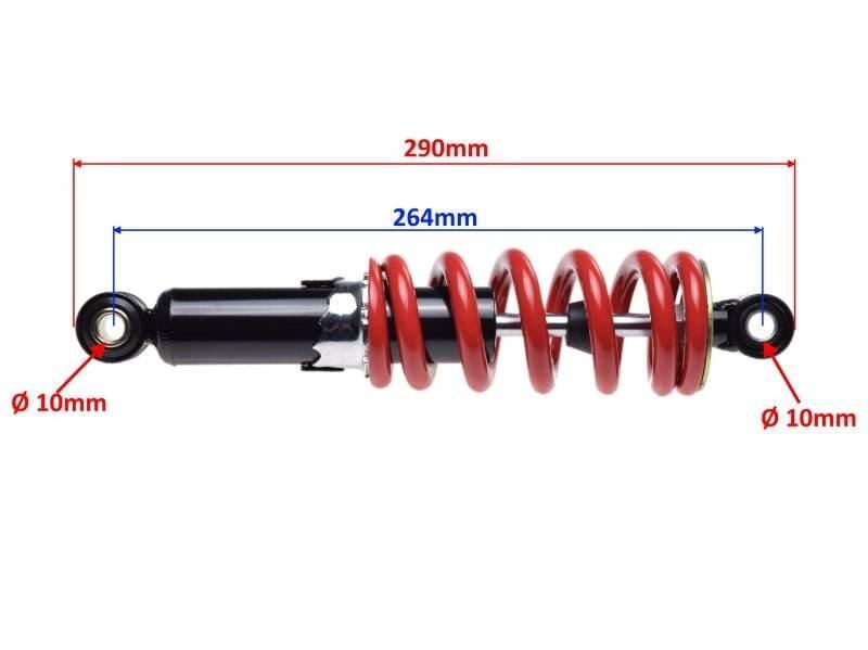 Amortyzator tył do honda crf50 pitbike | PTB6101 - zdjęcie 2