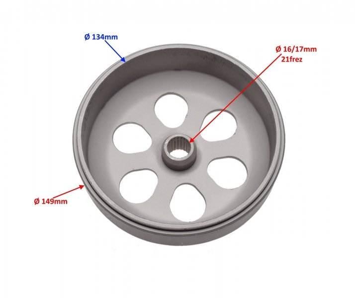 Dzwon sprzęgła tył do vespa sprint 125/300cc - zdjęcie 3