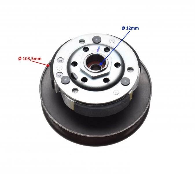 Sprzęgło tył do piaggio 50 3v 4t e4 e5 | PZIP0101B - zdjęcie 3