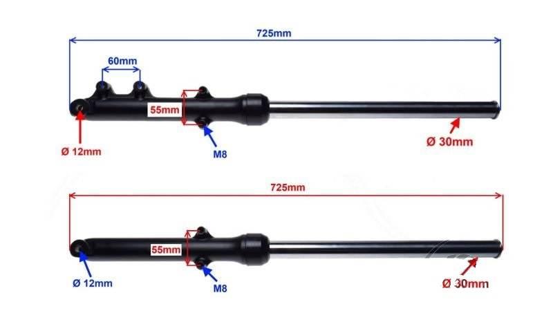 Amortyzator przód prawy lewy do junak 901 - zdjęcie 2