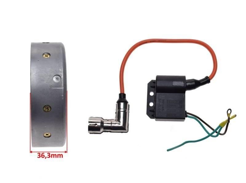 Stator z kołem magnesowym i cewką do puch maxi - zdjęcie 4