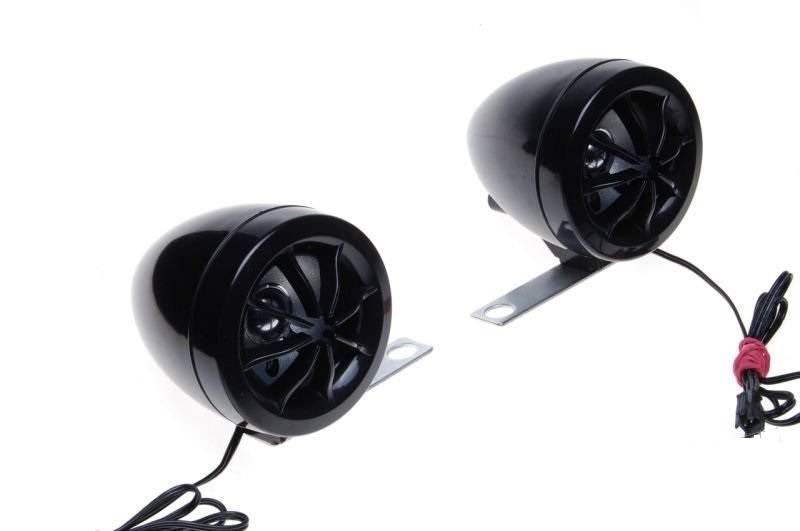 Zestaw audio bez alarmu czarny motocykl skuter - zdjęcie 4