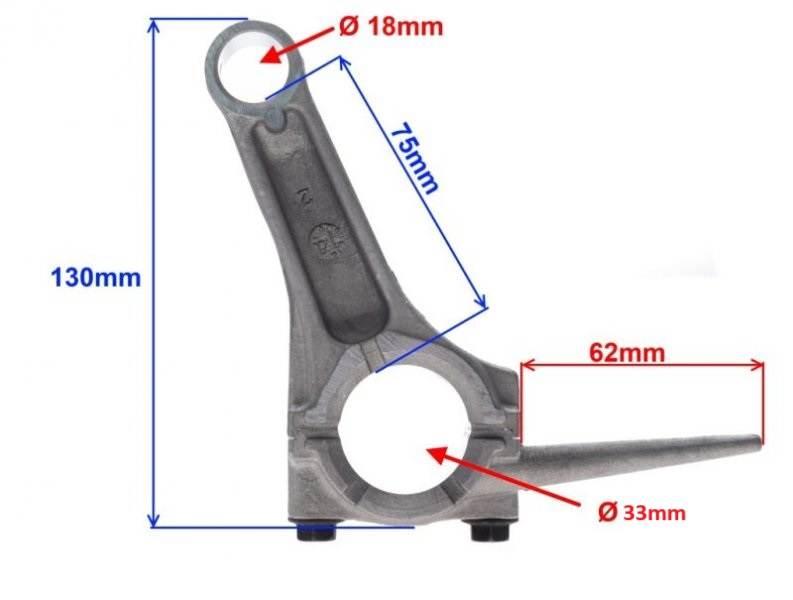 Wał korbowy gokart do silnika gx270 | KGO0002B - zdjęcie 3