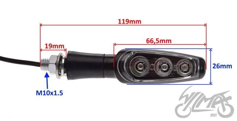 Kierunkowskaz tył benelli trk 502x | B502X2461 - zdjęcie 4