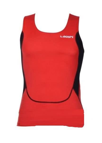 Koszulka termoaktywna leoshi czerwono czarna m