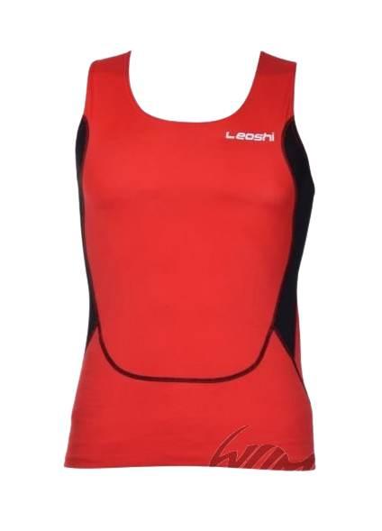 Koszulka termoaktywna leoshi czerwono czarna xl