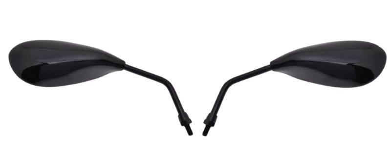 Lusterko łezka czarne m8 mp103-1 | LU00491