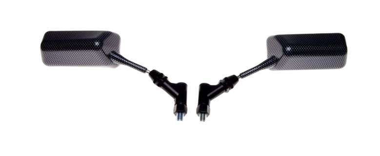 Lusterko prostokąt wspornik carbon m10 m04-0505 - zdjęcie 3