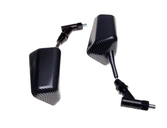 Lusterko prostokąt wspornik carbon m10 m04-0505 - zdjęcie 2