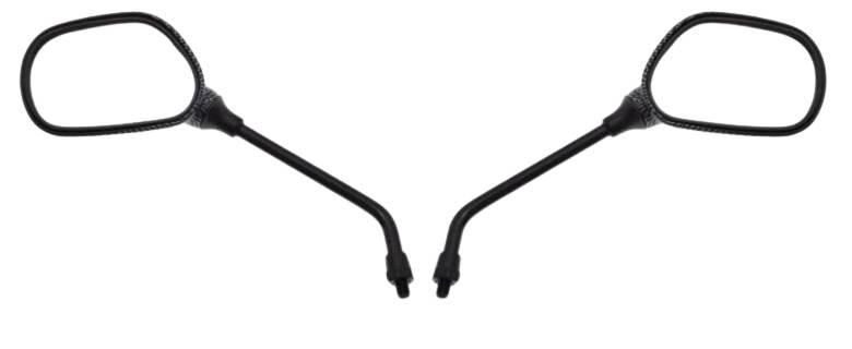 Lusterko owal carbon m8 mp101 | LU0067 - zdjęcie 2