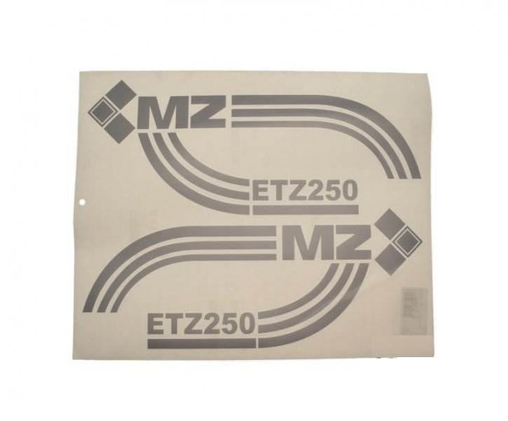 Naklejka mz etz srebrne kpl | MZ3608B