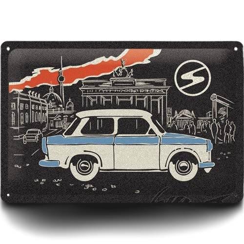 Tablica plakat 20x30 trabant berlin black 22330