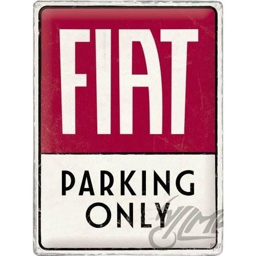 Tablica plakat 30x40 fiat parking only 23300