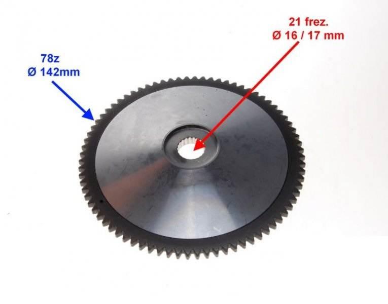 Tarcza wariatora do piaggio fly 125 4t | PFLY0102 - zdjęcie 2