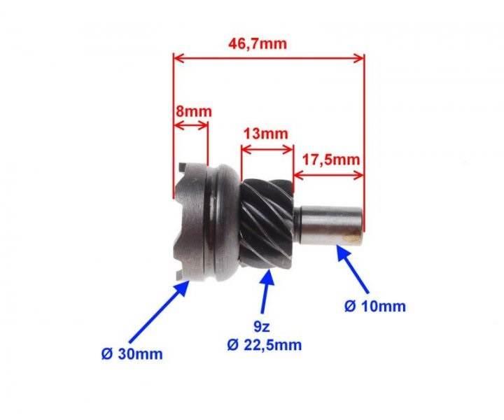 Koło rozrusznika do piaggio zip 50 9z 4t - zdjęcie 2