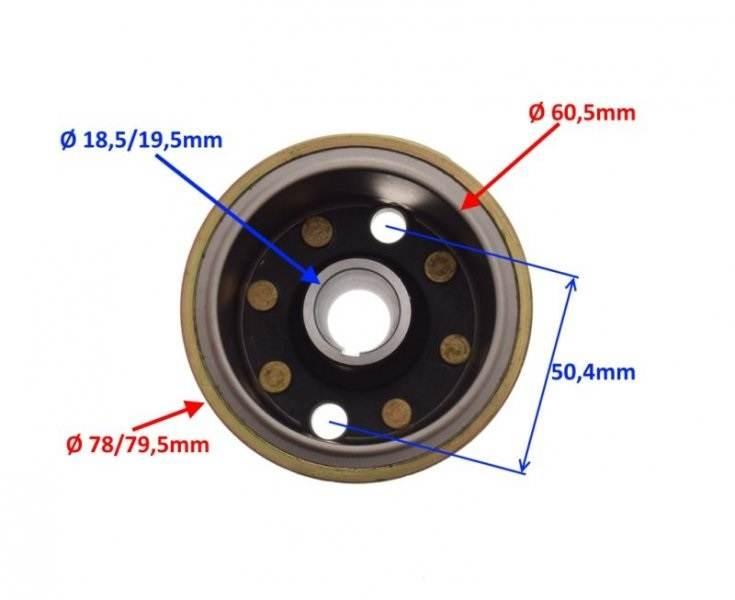 Stator iskrownik koło magnesow silnik zs154fmi-2 - zdjęcie 3