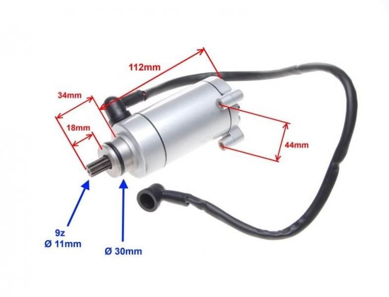 Rozrusznik elektryczny do romet zetka | RZK2101 - zdjęcie 4