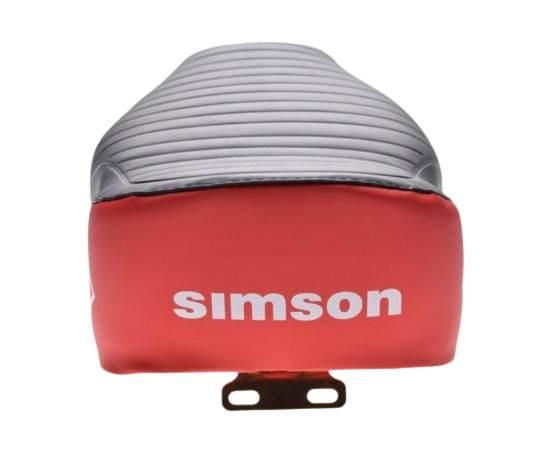 Siedzenie simson s51 enduro czarno czerwone - zdjęcie 3