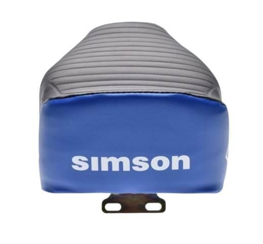Siedzenie simson s51 enduro czarno niebieskie - zdjęcie 2