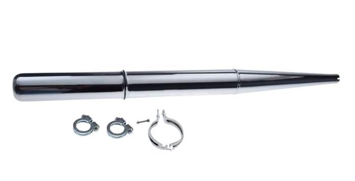 Tłumik simson s51 chrom z obejmą 28/32mm