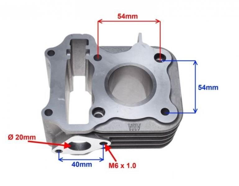 Cylinder do sym orbit 4t 50cc kpl | SOR0020 - zdjęcie 3