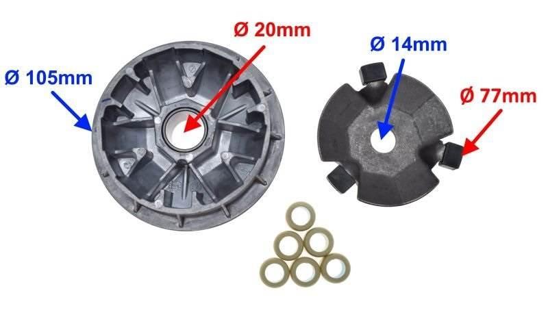 Wariator do sym orbit 4t kpl | SOR0103 - zdjęcie 3