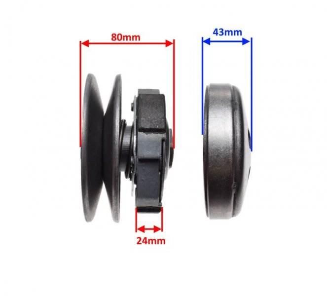 Sprzęgło tył 125 150 gy6 4t | STD01015 - zdjęcie 2