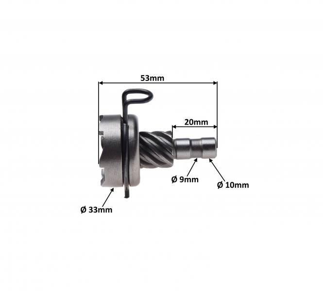 Koło rozrusznika nożnego gy6 4t 7z | STD02621 - zdjęcie 4