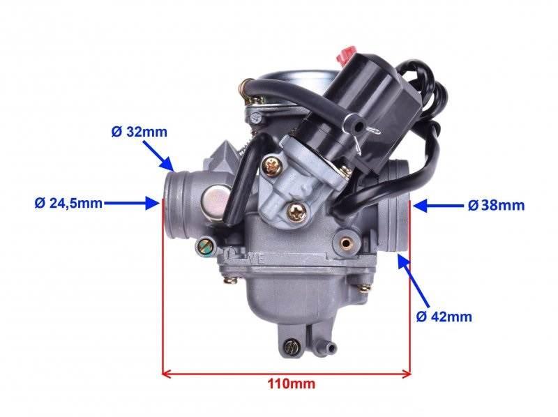 Gaźnik kpl 125 gy6 125/150cc | STD30015 - zdjęcie 2