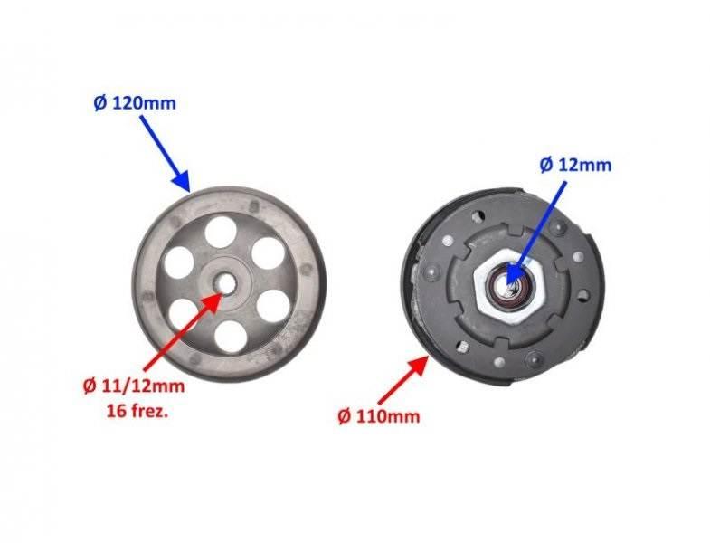 Sprzęgło tył do 2t dzwon 112 mm | ZB0101B - zdjęcie 3