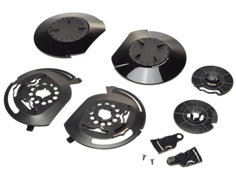Mocowanie szyby of570 black duży zestaw | AK800570RS04B
