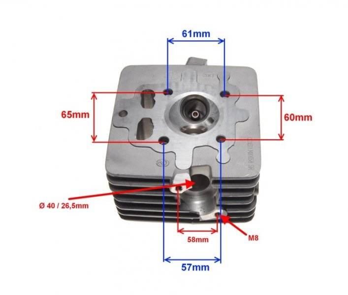 Głowica cylindra do shineray xy150-10d | ZQG0041 - zdjęcie 4