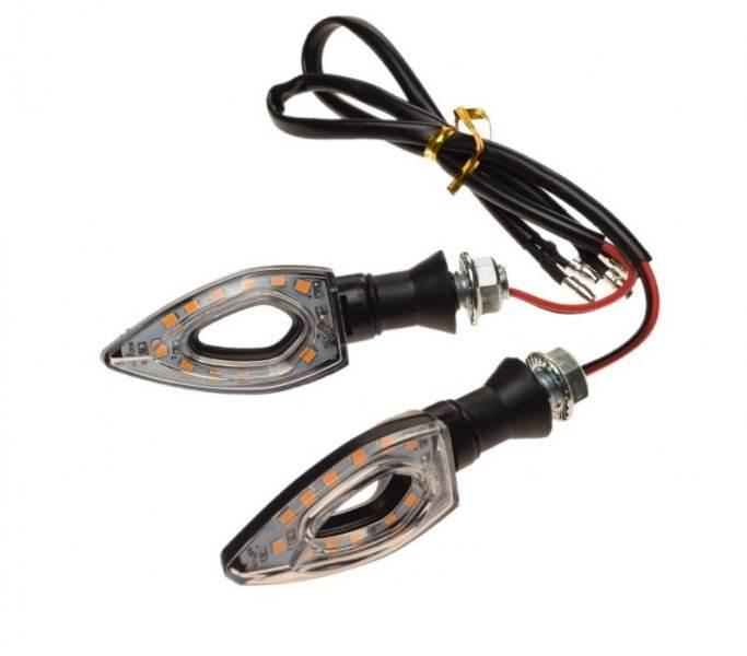 Kierunkowskaz czarny diody led | AM1476