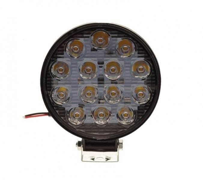 Lampa dodatkowa led 42w szperacz atv okrągła - zdjęcie 3