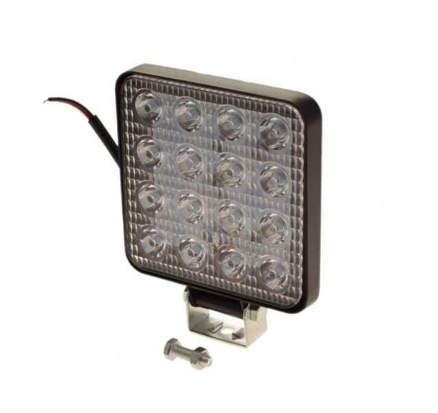 Lampa dodatkowa led 48w szperacz atv kwadrat