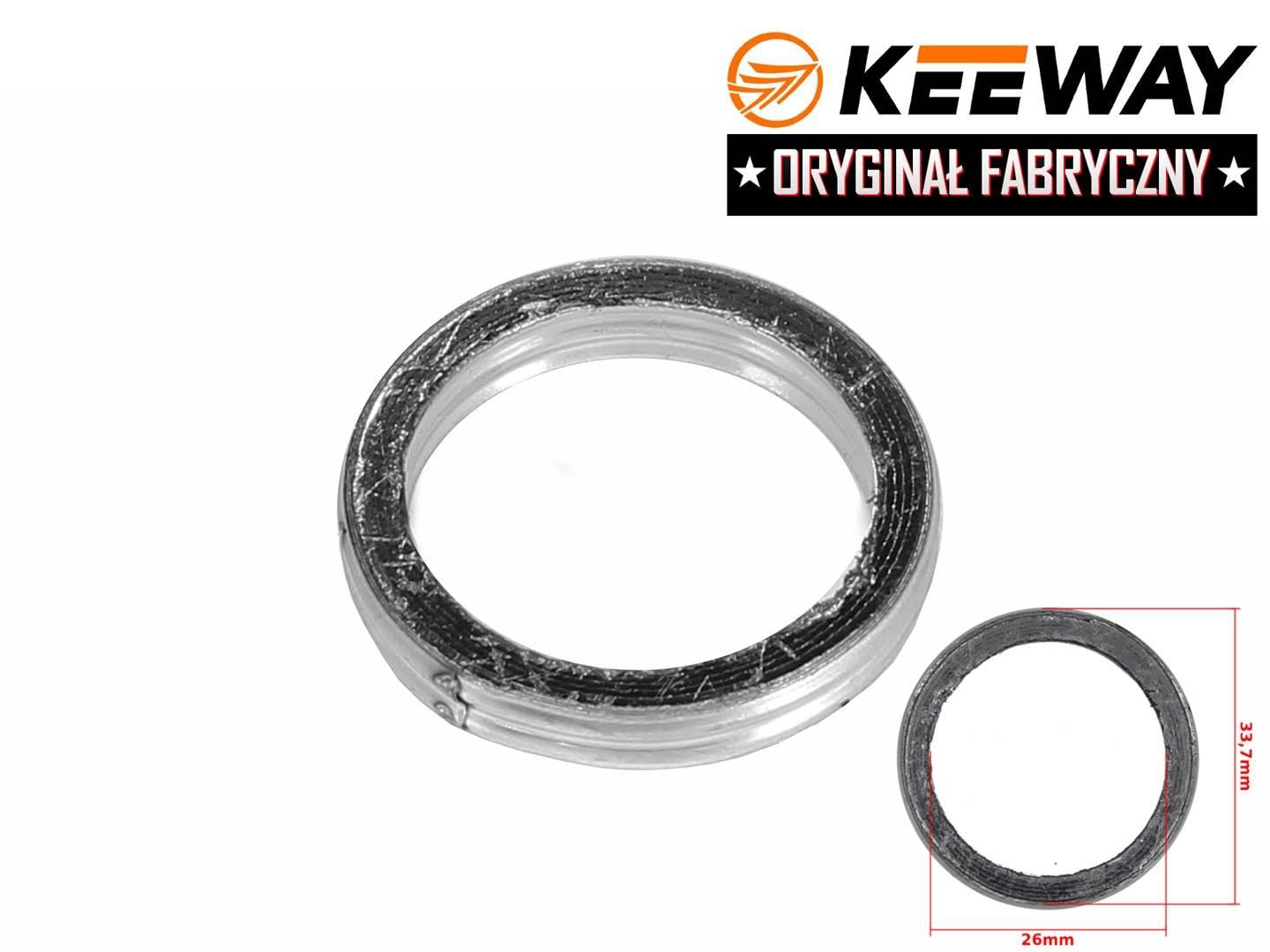 Uszczelka keeway tłumika 50 2t tuning oryginał
