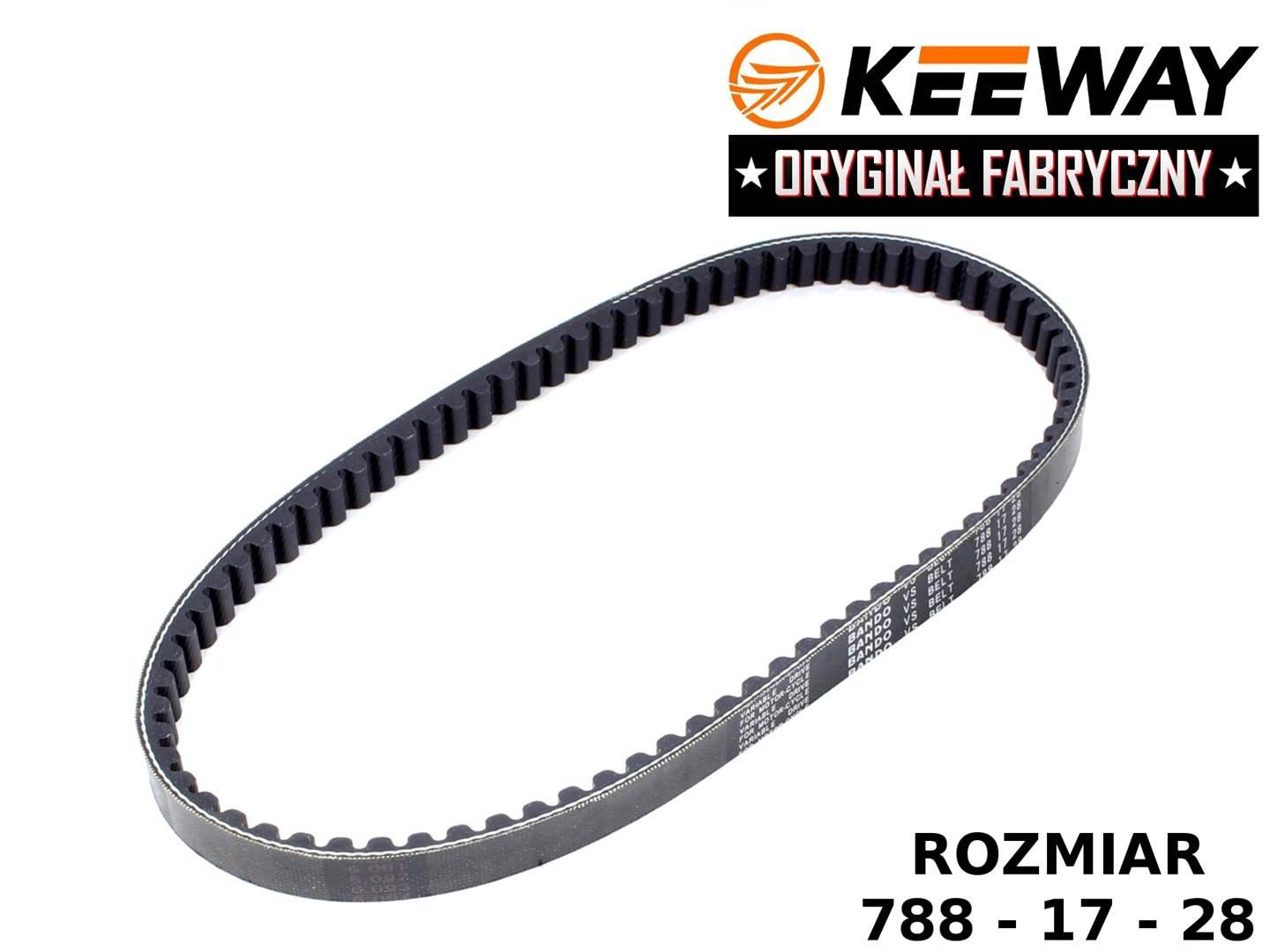 Pasek klinowy 788-17-28 keeway 50 2t hurican orygi