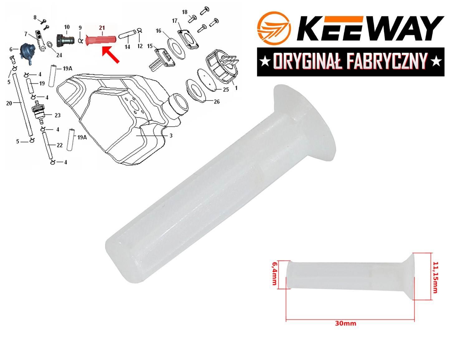 Sitko kranika paliwa keeway hurricane 50cc orygina
