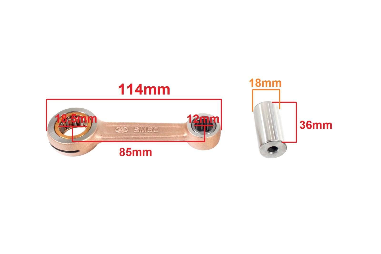 Korbowód simson s51 duells di | ROY01552 - zdjęcie 3