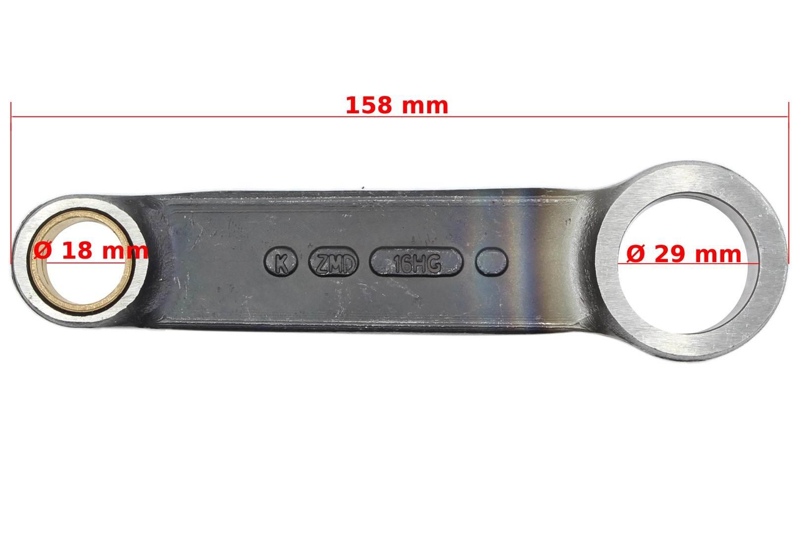 Korbowód wsk 175 czop 21.2mm duells kplDi